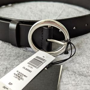 Black Leather Belt